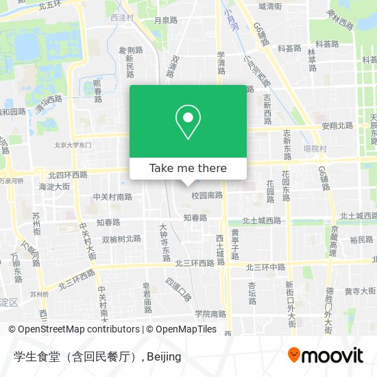学生食堂（含回民餐厅） map