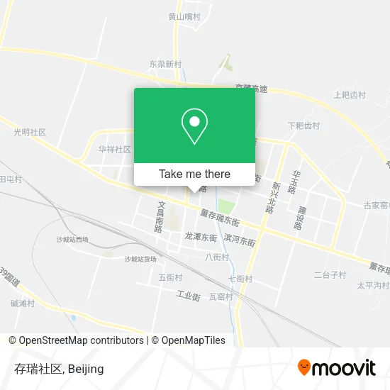 存瑞社区 map