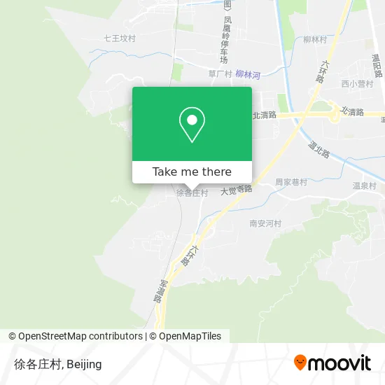 徐各庄村 map