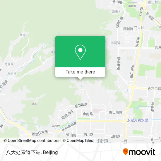 八大处索道下站 map
