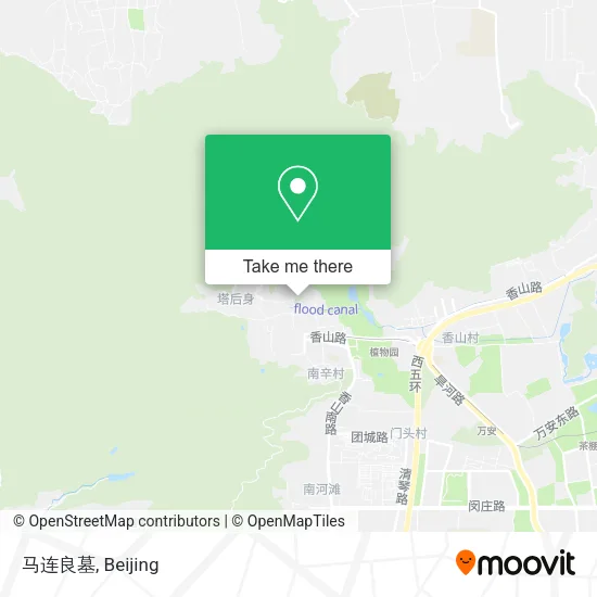 马连良墓 map
