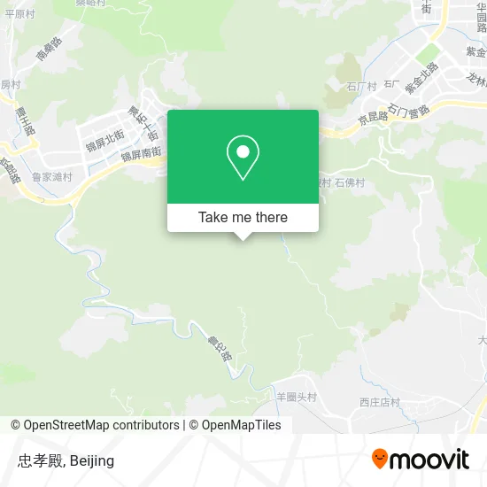 忠孝殿 map