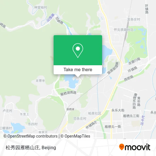 松秀园雁栖山庄 map