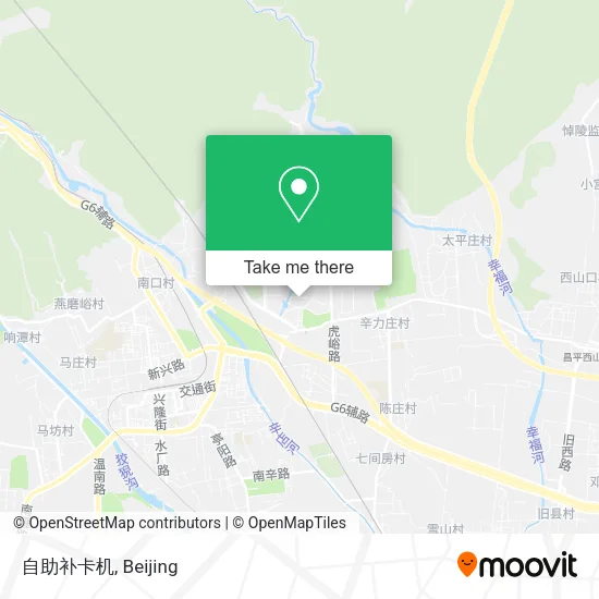 自助补卡机 map