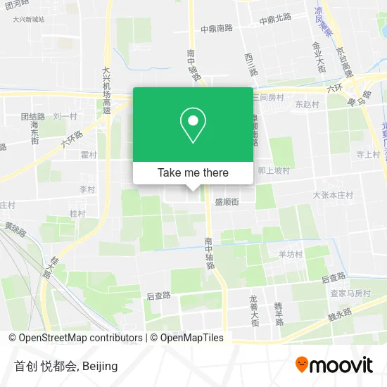 首创 悦都会 map