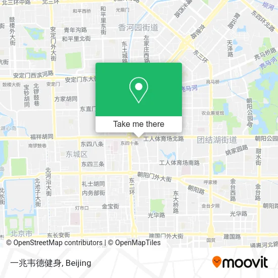 一兆韦德健身 map