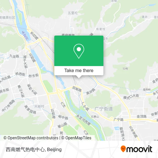 西南燃气热电中心 map