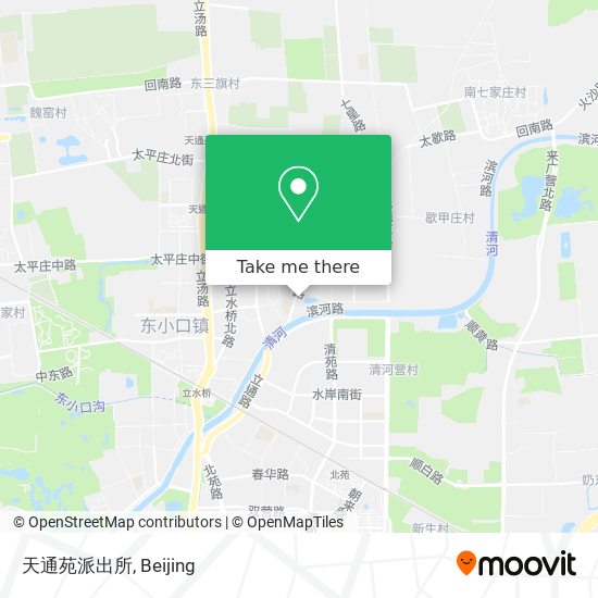 天通苑派出所 map