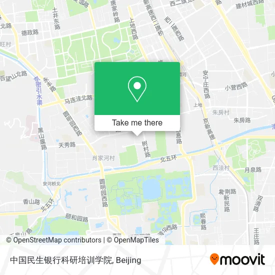 中国民生银行科研培训学院 map