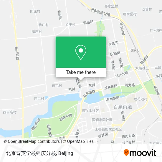 北京育英学校延庆分校 map