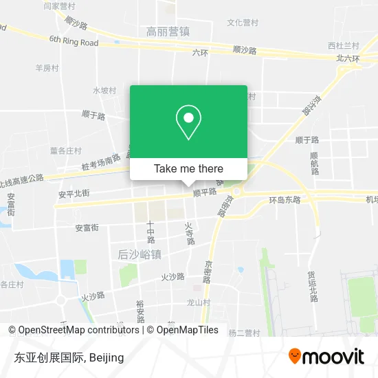 东亚创展国际 map