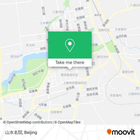 山水名院 map