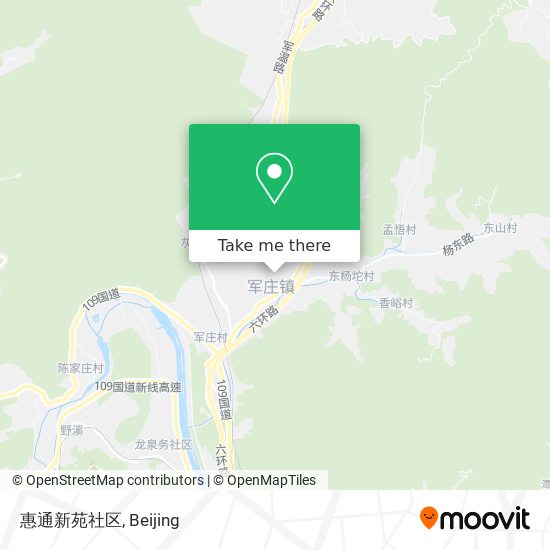 惠通新苑社区 map