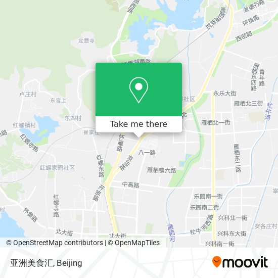 亚洲美食汇 map