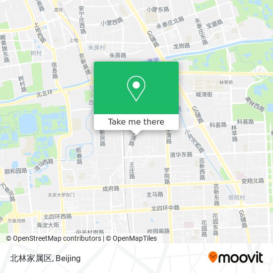 北林家属区 map