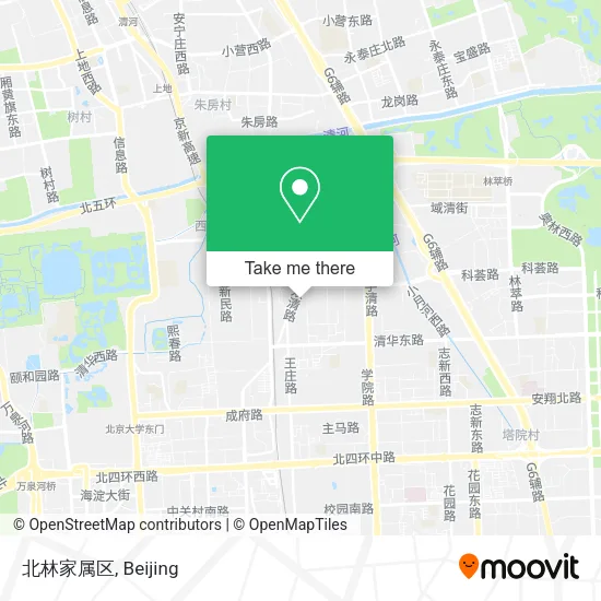 北林家属区 map