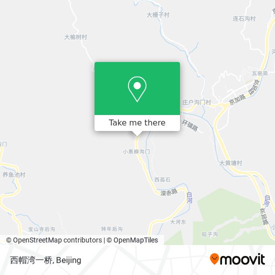 西帽湾一桥 map