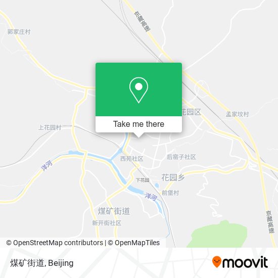 煤矿街道 map