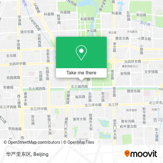 华严里东区 map