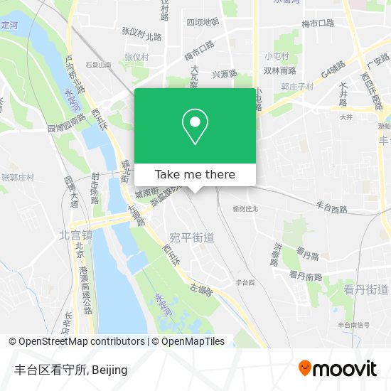 丰台区看守所 map