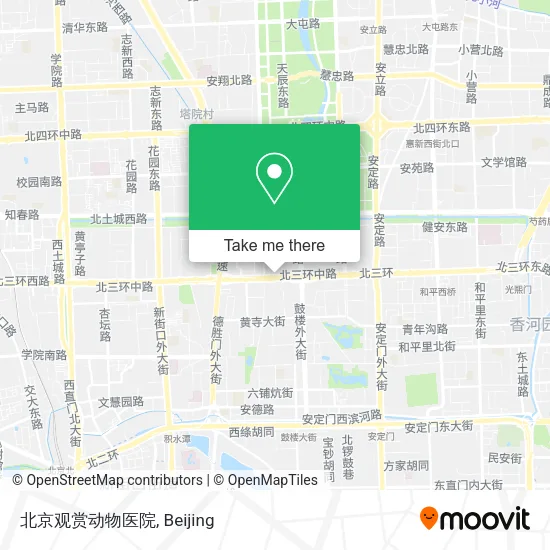 北京观赏动物医院 map