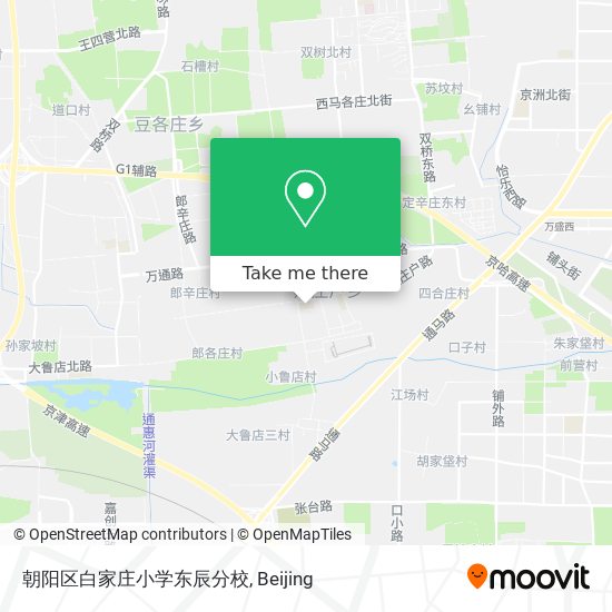 朝阳区白家庄小学东辰分校 map
