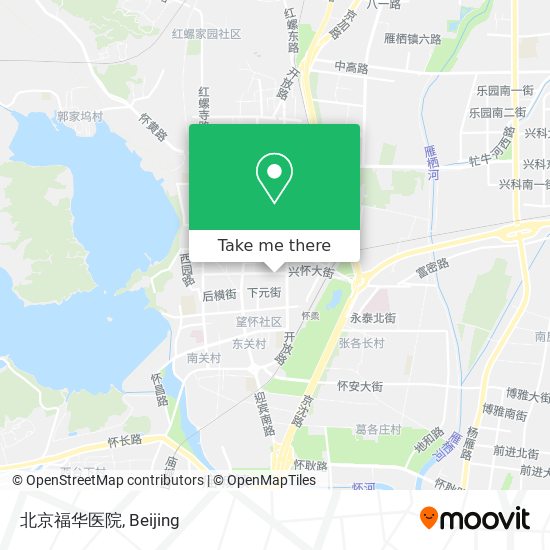 北京福华医院 map