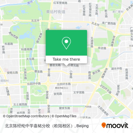 北京陈经纶中学嘉铭分校（欧陆校区） map