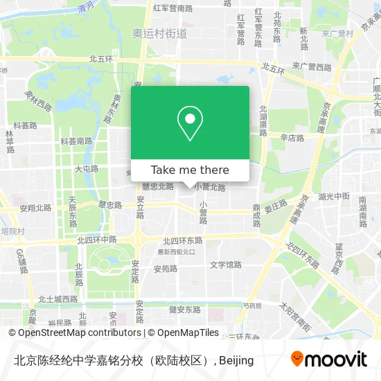 北京陈经纶中学嘉铭分校（欧陆校区） map