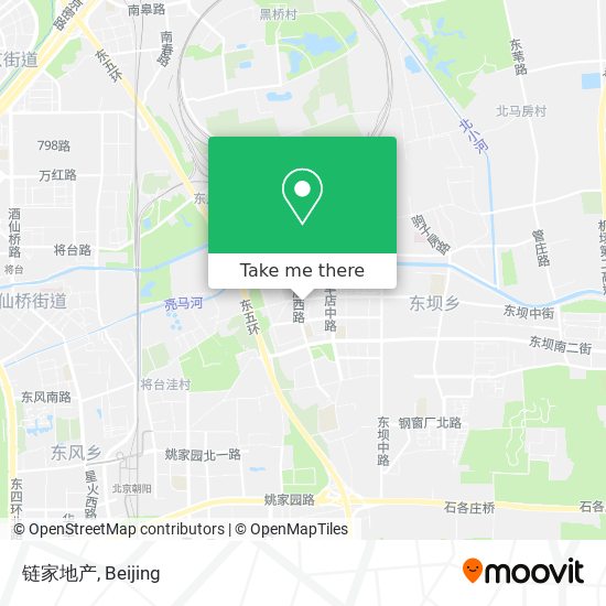 链家地产 map