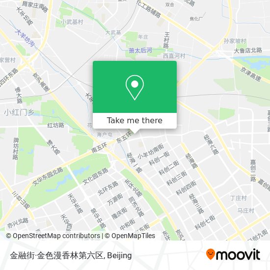 金融街·金色漫香林第六区 map