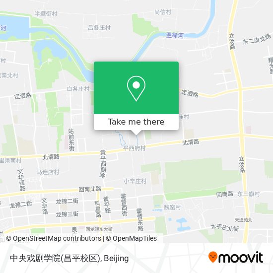 中央戏剧学院(昌平校区) map