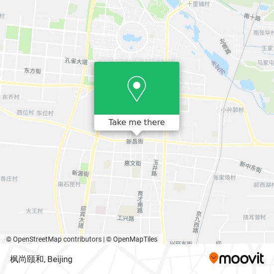 枫尚颐和 map