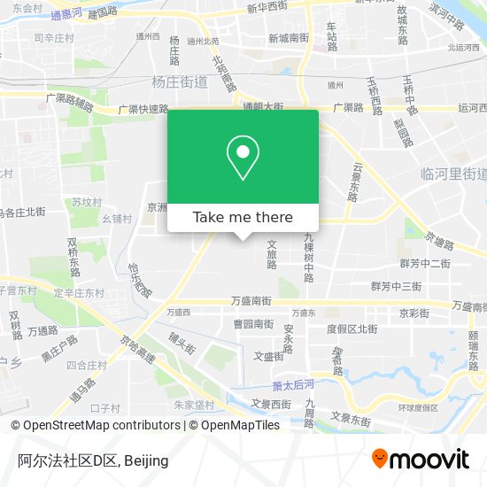 阿尔法社区D区 map