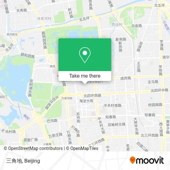 三角地 map