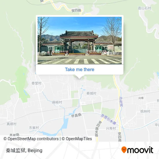 秦城监狱 map