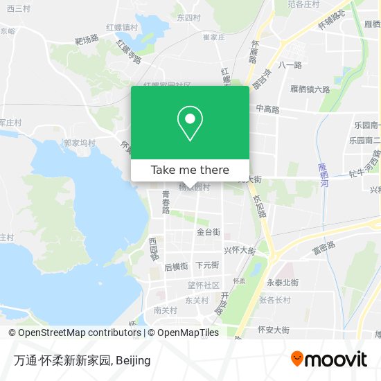 万通·怀柔新新家园 map