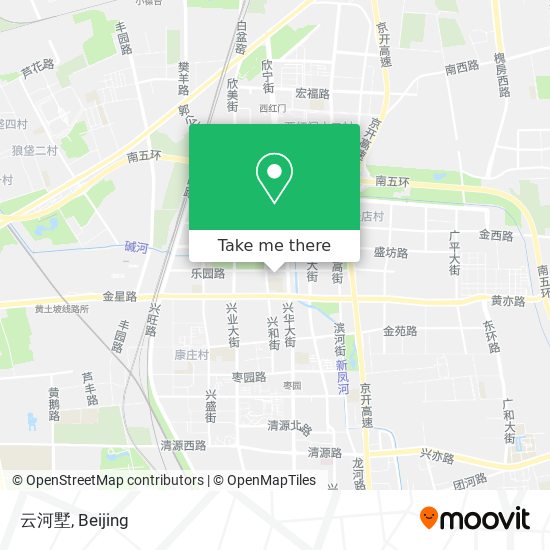云河墅 map