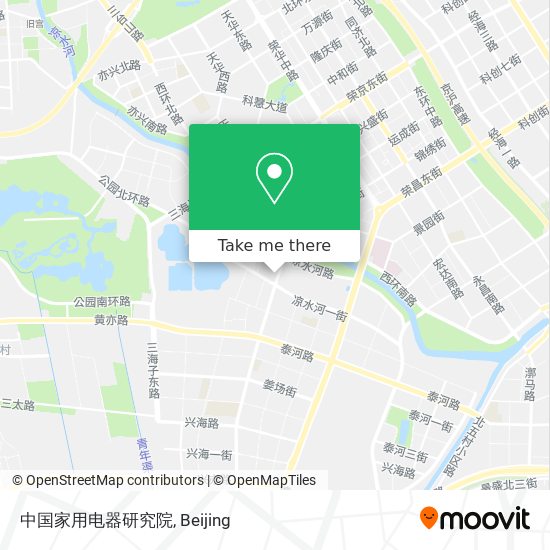 中国家用电器研究院 map