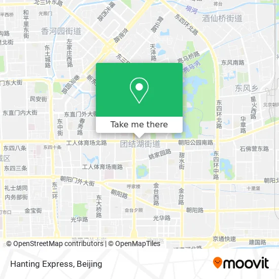 Hanting Express map