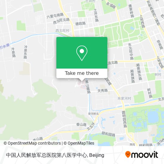 中国人民解放军总医院第八医学中心 map