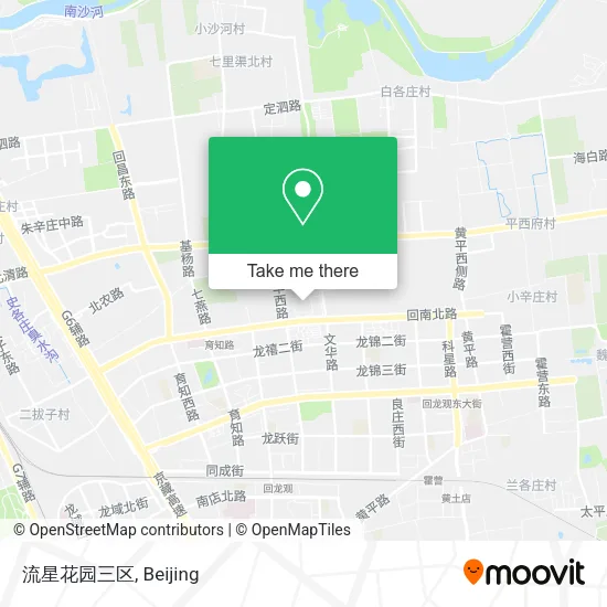 流星花园三区 map