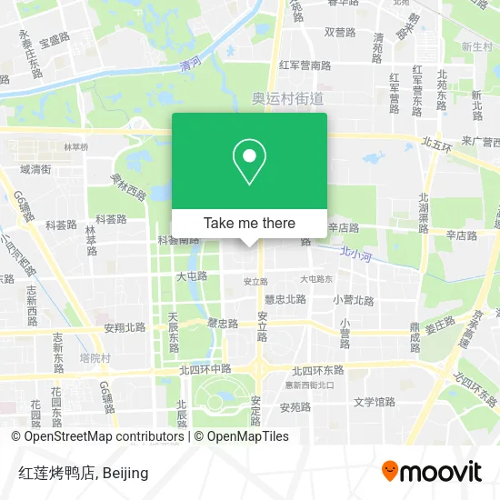 红莲烤鸭店 map