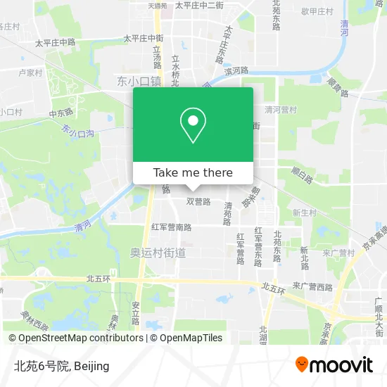 北苑6号院 map