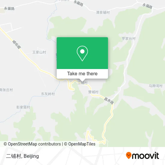 二铺村 map