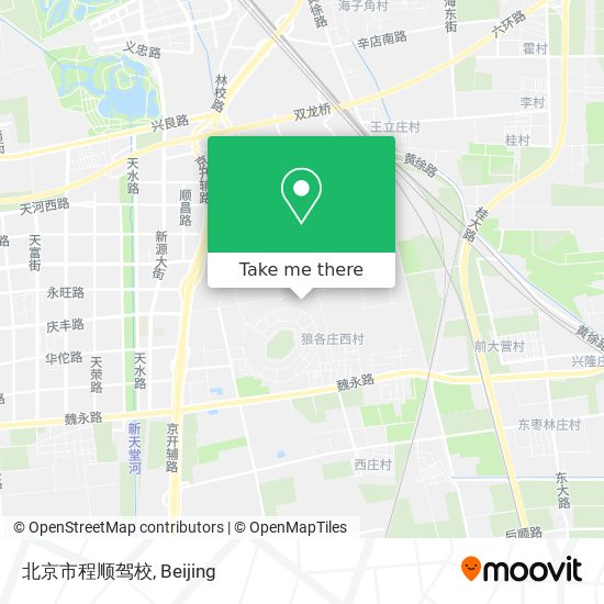 北京市程顺驾校 map