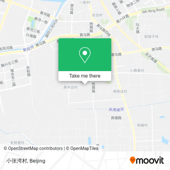 小张湾村 map