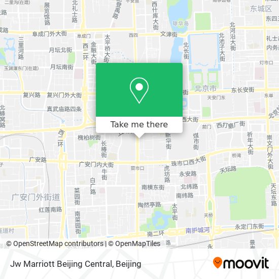 Jw Marriott Beijing Central map