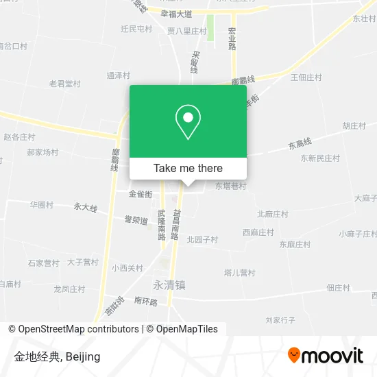 金地经典 map