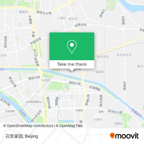 召里家园 map